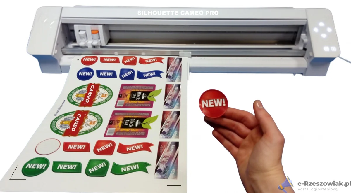 Ploter tnący Silhouette Cameo 4 PRO - cięcie ponad 100 różnych folii ploterowych