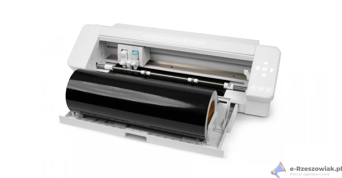 Ploter tnący Silhouette Cameo Plus format A3+ - folie flex, flock, subliflex, papiery termotransferowe