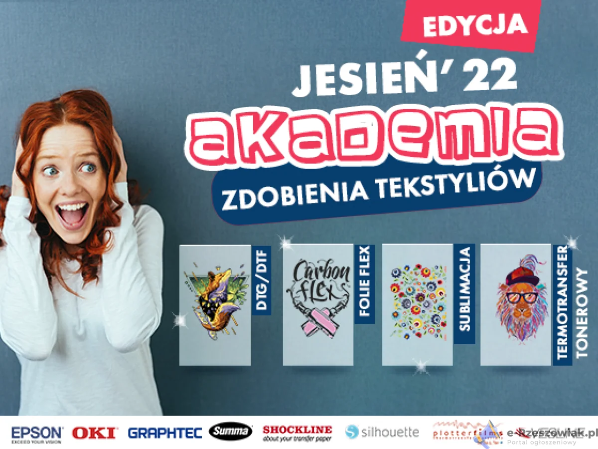 Warsztaty zdobienia odzieży, gadżetów - najnowsze technologie, sublimacja, termotransfer, dtt, dtg