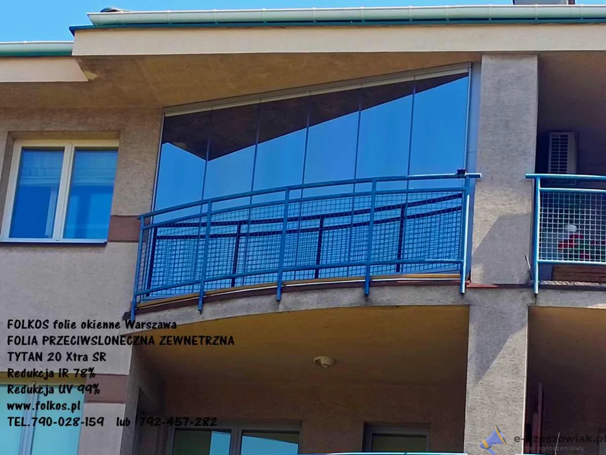 Folie przeciwsłoneczne Siedlce -Folia przeciwsłoneczna zewnętrzna na okna -Folie z filtrem UV i IR -OKlejamy Siedlce, Sokołów Podlaski, Węgrów, Łochów