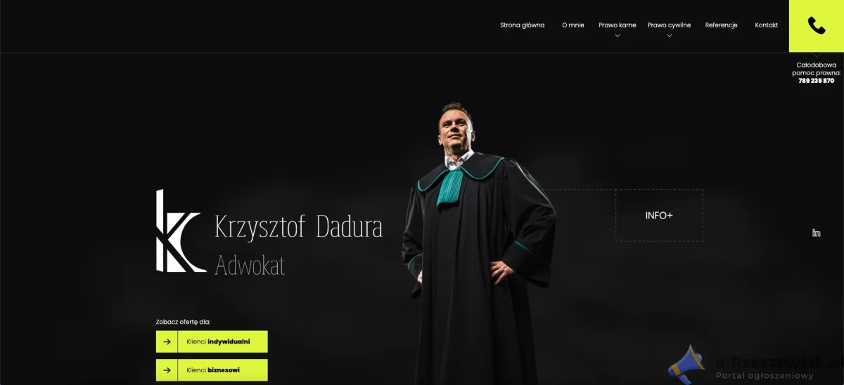 Adwokat Krzysztof Dadura Kancelaria Adwokacka Warszawa