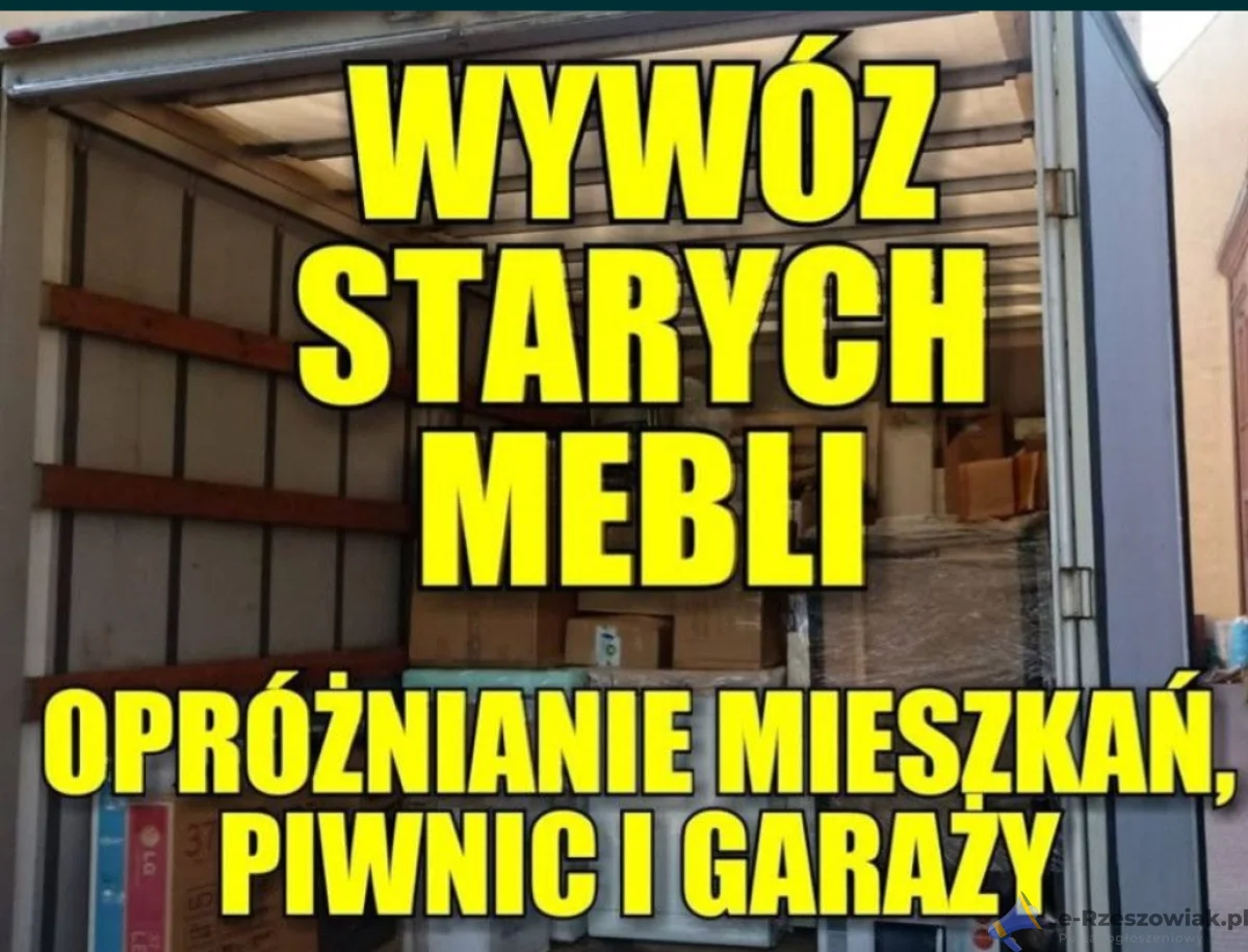Transport mebli utylizacja odpady gałeźie graty meble Rzeszòw tel 692120020