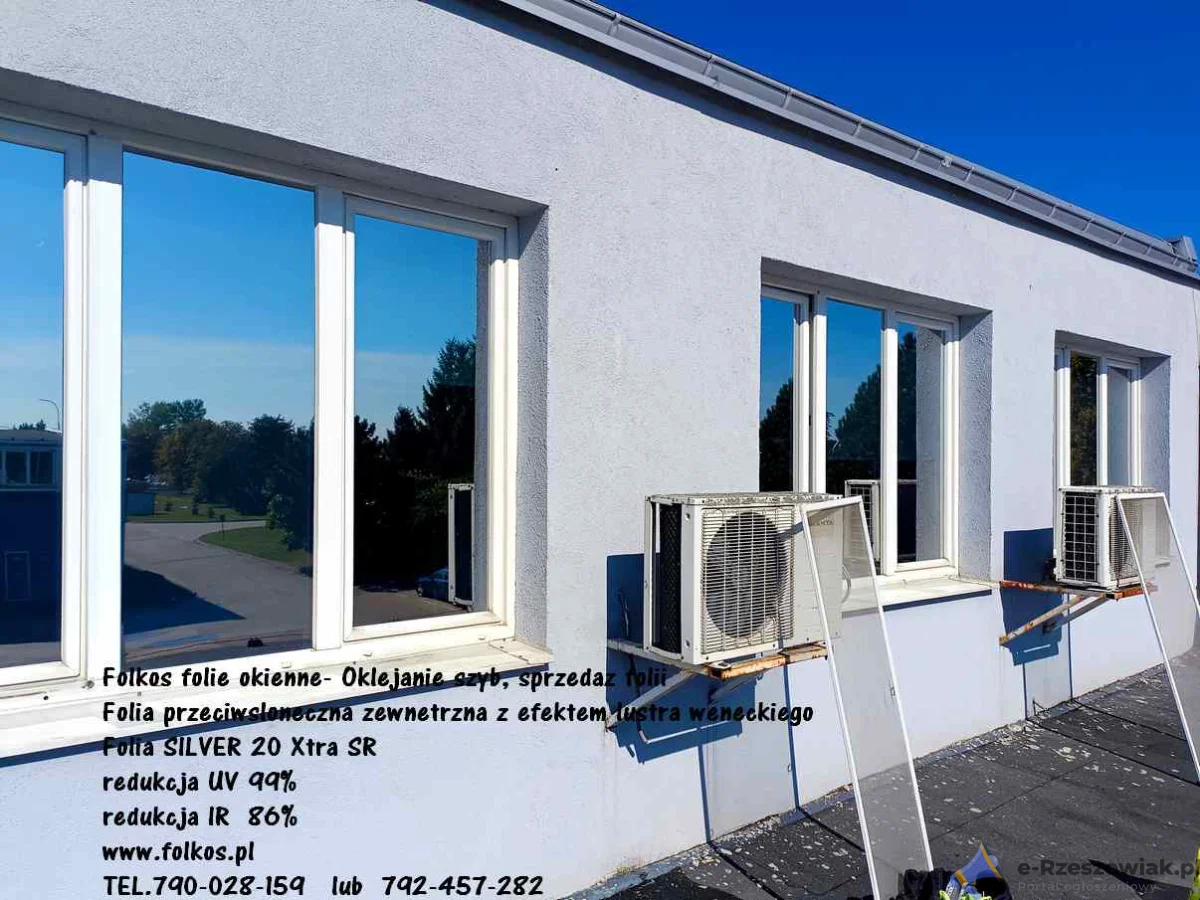 Folie przeciwsłoneczne zewnetrzne termoizolacyjne na okna Białołęka Tarchomin - folie z redukcją IR 86% , UV 99% -oklejamy okna, witryny, świetliki