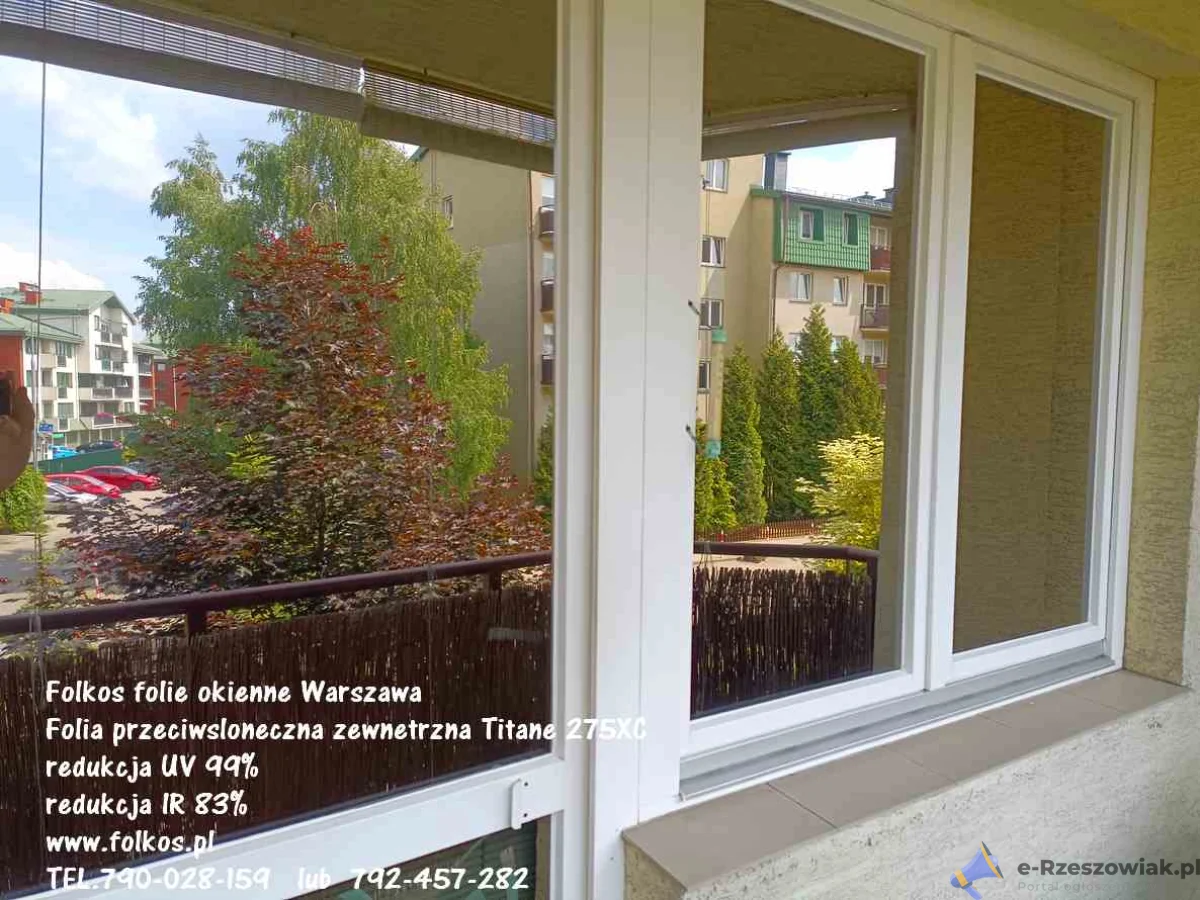 Folie przeciwsłoneczne zewnetrzne termoizolacyjne na okna Białołęka Tarchomin - folie z redukcją IR 86% , UV 99% -oklejamy okna, witryny, świetliki