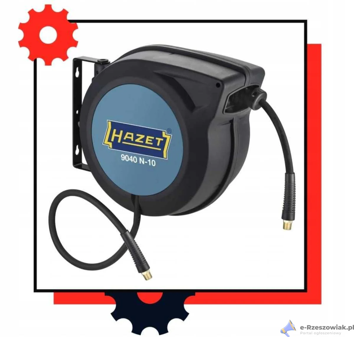 Hazet 9040 N-10 zwijany wąż do powietrza lub wody, 15 m, 10 mm, 20 Bar