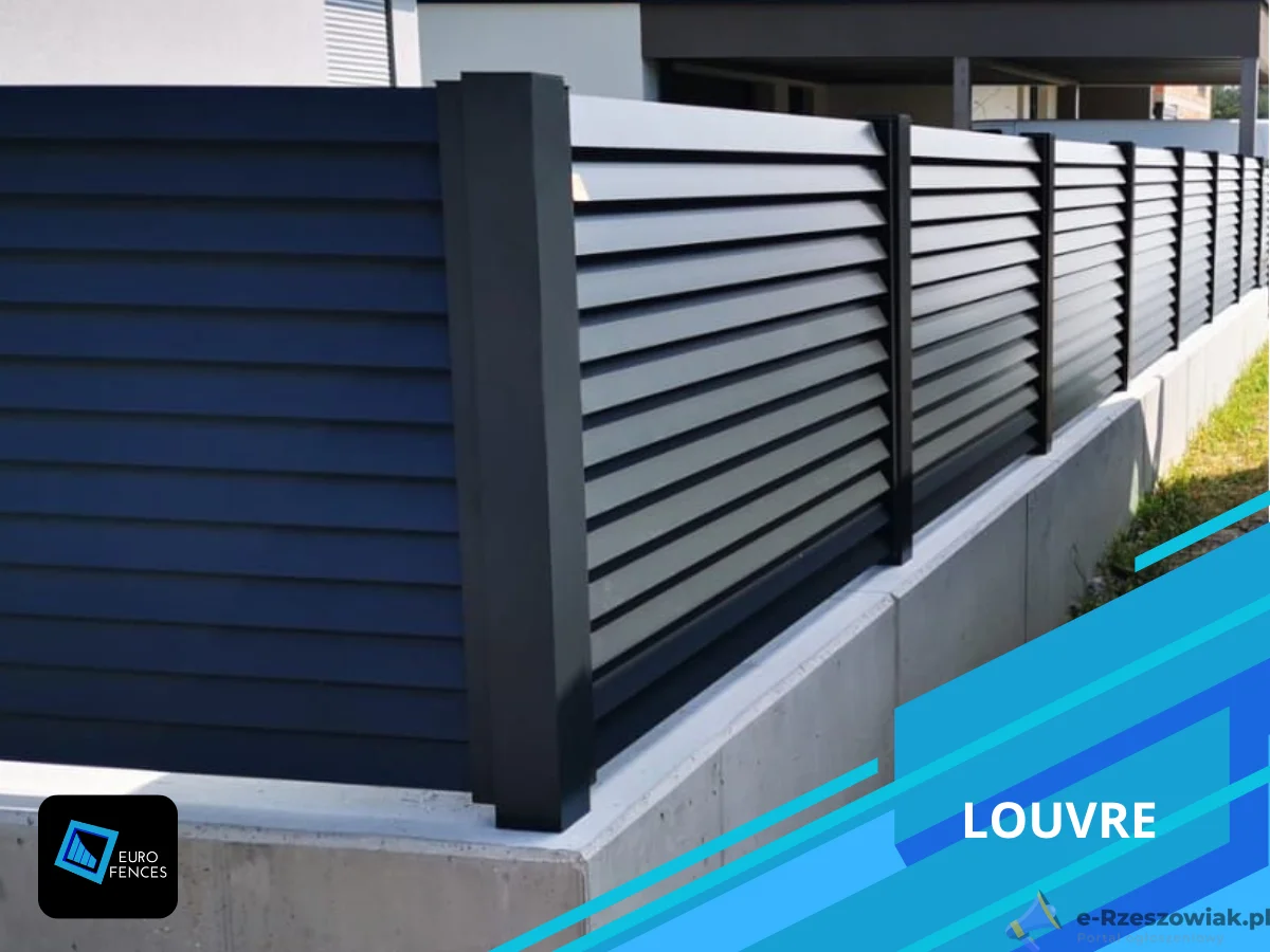 Laserowo wypalane ogrodzenia aluminiowe - model Fire - Euro Fences