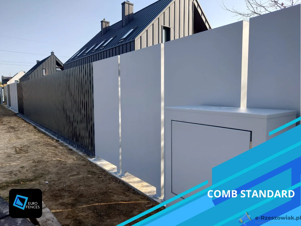 Ogrodzenie aluminiowe - model Pełna Blacha - Euro Fences