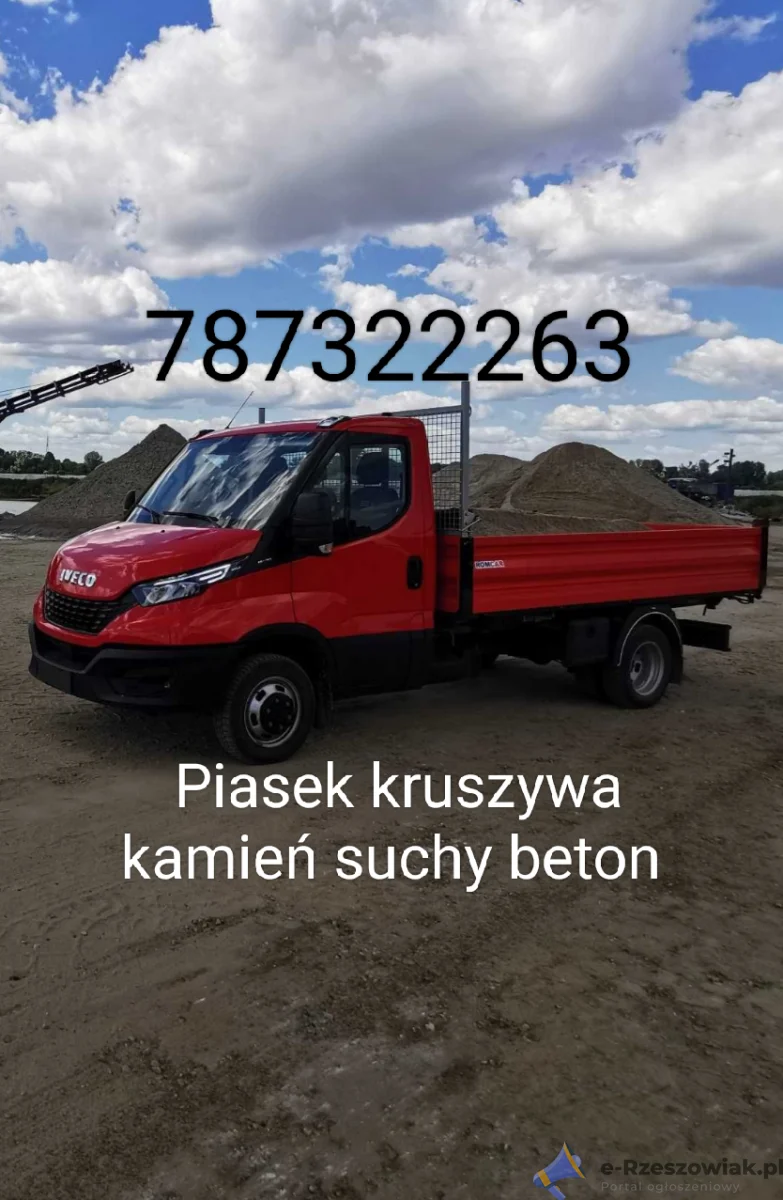 Kruszywa kamyki żwiry okrąglaki drenarskie drogowe budowlane Rzeszòw Rudna Mała tel 787322263