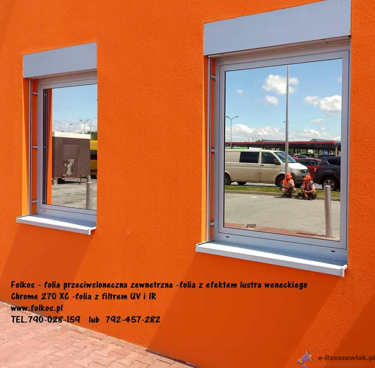 Przeciwsłoneczne zewnętrzne folie okienne - Folia Silver 35 Xtra SR, Folia SIlver 20 Xtra SR, Folia Platine 80XC,Chrome 285XC-Przyciemnianie szyb