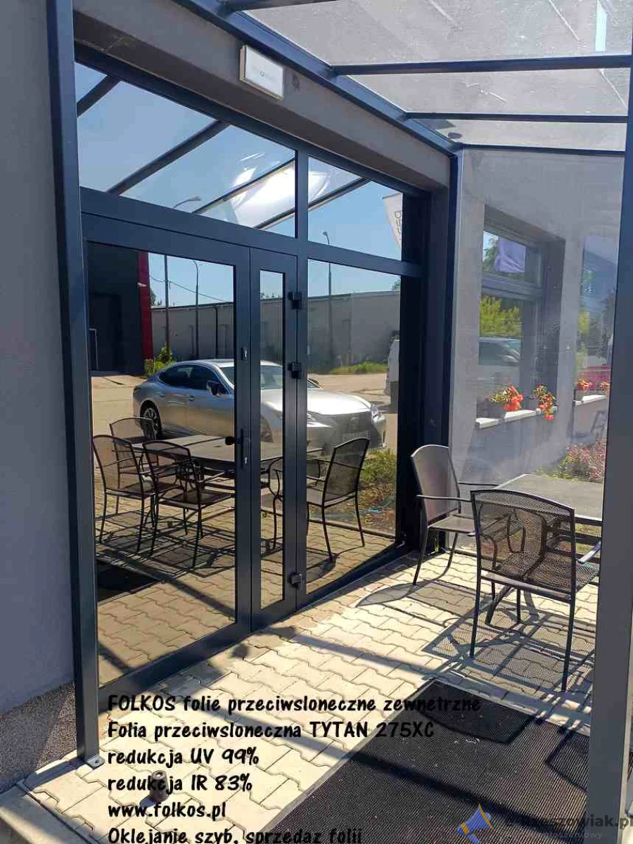 Przeciwsłoneczne zewnętrzne folie okienne - Folia Silver 35 Xtra SR, Folia SIlver 20 Xtra SR, Folia Platine 80XC,Chrome 285XC-Przyciemnianie szyb