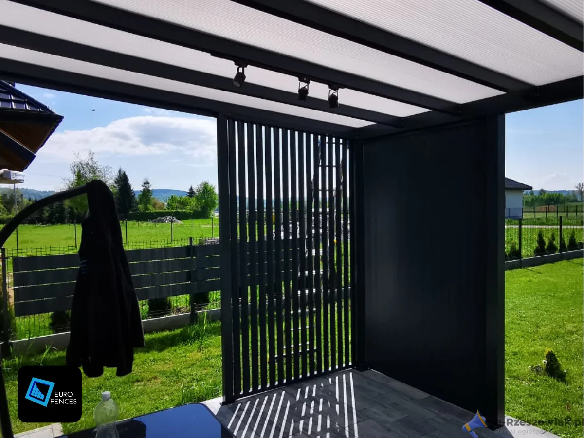 Zadaszenie tarasu z Aluminium - Euro Fences - Polski producent