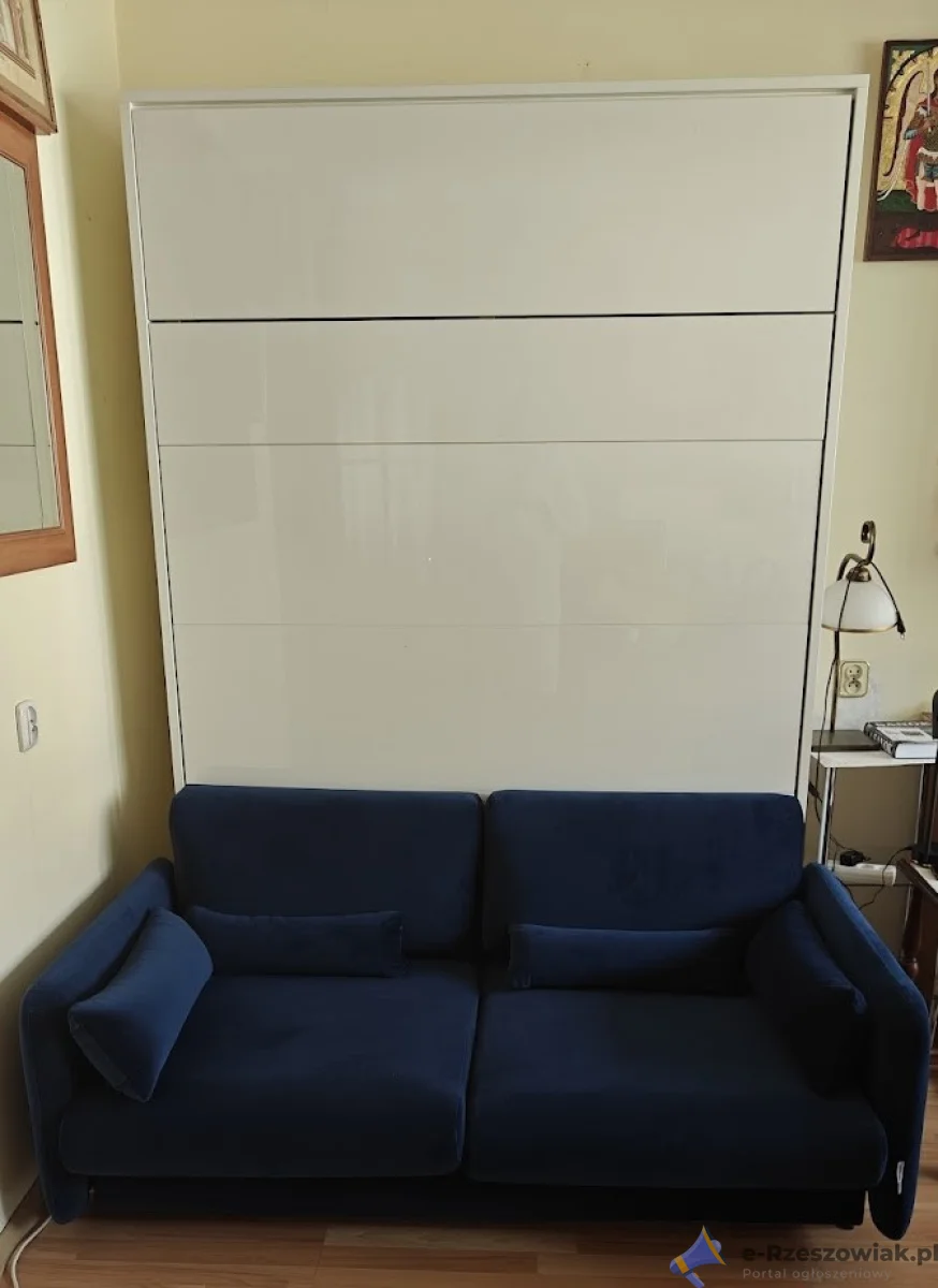 Półkotapczan BC-01 BED CONCEPT z sofą BC-18 140 Lenart Materac 140x200
