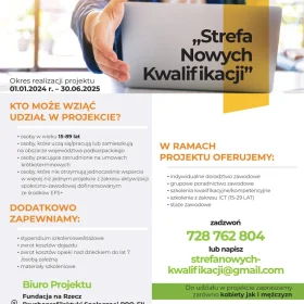 Bezpłatne szkolenia zawodowe ponoszące kwalifikacje dla osób pracujących