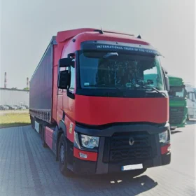 Renault T plus naczepa Krone 2015