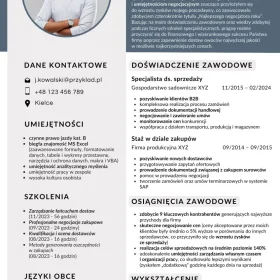 Profesjonalne pisanie CV na zamówienie Rzeszów / zapłata po / 4 gwarancje