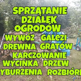 Wywóz odpady zielone gałeżie trawy liście meble graty Rzeszów tel 692120020