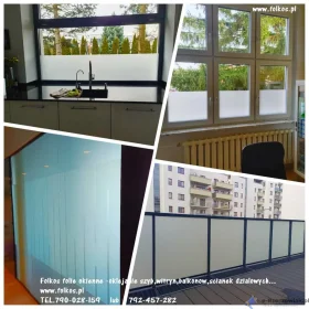 Folie matowe na balkon - Usługa oklejania balkonu Warszawa , folie matowe prywatyzujące na szyby balkonowe -Oklejamy BALKONY Warszawa