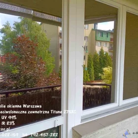 Folie przeciwsłoneczne zewnętrzne - folia termoizolacyjna z filtrem UV i IR - Silver 20 Xtra SR, Tytan 275XC, Chrome 285XC, Platine 80XC -Oklejanie 