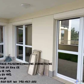 Folie przeciwsłoneczne zewnętrzne - folia termoizolacyjna z filtrem UV i IR - Silver 20 Xtra SR, Tytan 275XC, Chrome 285XC, Platine 80XC -Oklejanie 