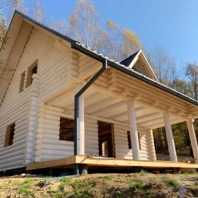 Dom z bali - domek letniskowy całoroczny