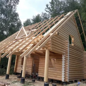 Dom z bali - domek letniskowy całoroczny