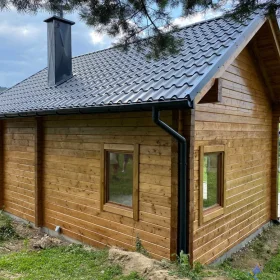 Dom z bali profilowanych 70m2