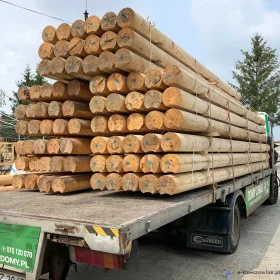 BAL Drewniany na DOM śr. 20cm Bale Drewniane OKRĄGŁE na Huśtawkę Meble