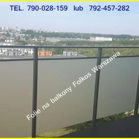 Folia + usługa oklejania Warszawa -Folie na balkony, okna, drzwi, witryny, scianki działowe ... Oklejamy 