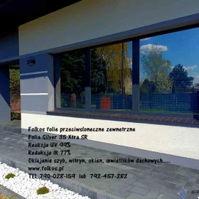 Folie przeciwsłoneczne zewnetrzne Warszawa Białołęka - Oklejamy okna, drzwi, witryny...Folie z filtrem UV i IR 