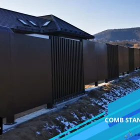 Ogrodzenie aluminiowe - model Pełna Blacha - Euro Fences