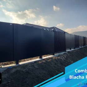 Ogrodzenie aluminiowe - model Pełna Blacha - Euro Fences
