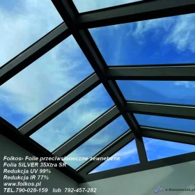 Folie przeciwsłoneczne zewnętrzne -Folie Hanita Coatings, Solar Screen -Folkos folie z filtrem UV i IR -Białystok i okolice Oklejanie -przyciemnianie 