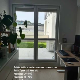 Folie przeciwsłoneczne zewnętrzne Łomża - Folie z filtrem UV i IR - HANITA Coatings, SOLAR Screen -Folkos sprzedaż folii, usługa oklejania szyb 