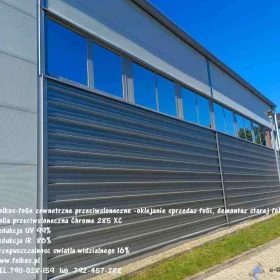 Folie przeciwsłoneczne zewnętrzne Łomża - Folie z filtrem UV i IR - HANITA Coatings, SOLAR Screen -Folkos sprzedaż folii, usługa oklejania szyb 