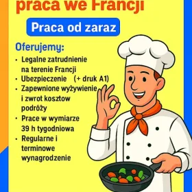 Kucharz praca we Francji