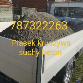 Piasek płukany kopany do murowania pod kostkę Rzeszòw Podkarpacie tel 787322263