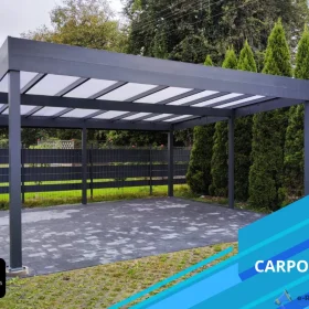 Carport - Wiata samochodowa z aluminium - Euro Fences - Polski producent