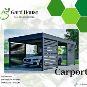 Carport od Gard House to idealne rozwiązanie dla Twojego domu i ogrodu!