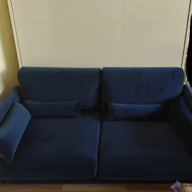 Półkotapczan BC-01 BED CONCEPT z sofą BC-18 140 Lenart Materac 140x200