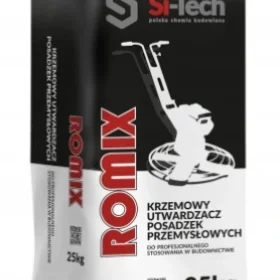 Posypka utwardzająca ROMIX CZERWONA 25kg