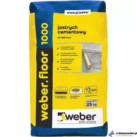 Jastrych cementowy weber.floor 1000 25kg