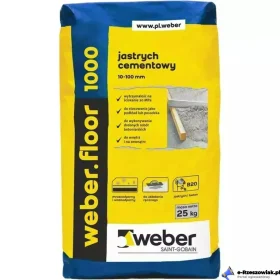 Jastrych cementowy weber.floor 1000 25kg