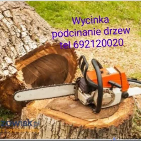 Wycinka drzew Rzeszòw Zaczernie Rudna Wielka Rudna Mała tel 692120020