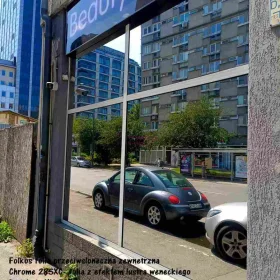 Folia PLATINUM 80XC ( PLATINE 80 XC )- Folkos folie przeciwsłoneczne Warszawa- redukcja IR 86% , redukcja UV 99% -folie z usługą oklejania szyb Wawa