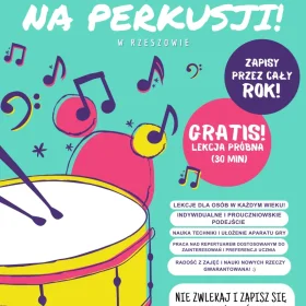 Nauka gry na perkusji! / Lekcje gry na perkusji! Rzeszów
