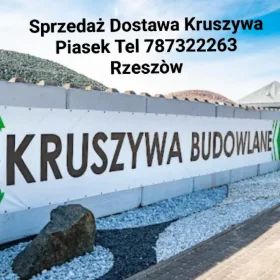 Sprzedaż piasek Kruszywa żwiry kamień kliniec  Podkarpacie Rzeszòw Budziwòj tel 787322263