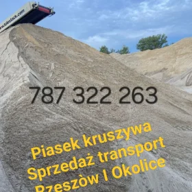 Materiały budowlane i drogowe sypkie Rzeszòw Podkarpacie kamień żwir kliniec tłuczeń grys piasek budowlany tel 787322263