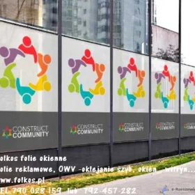 Usługa oklejania szyb Warszawa -Folie do domu, biura, szkół, sklepów, szpitali, aptek, magazynów...Folkos folie Warszawa -Oklejamy